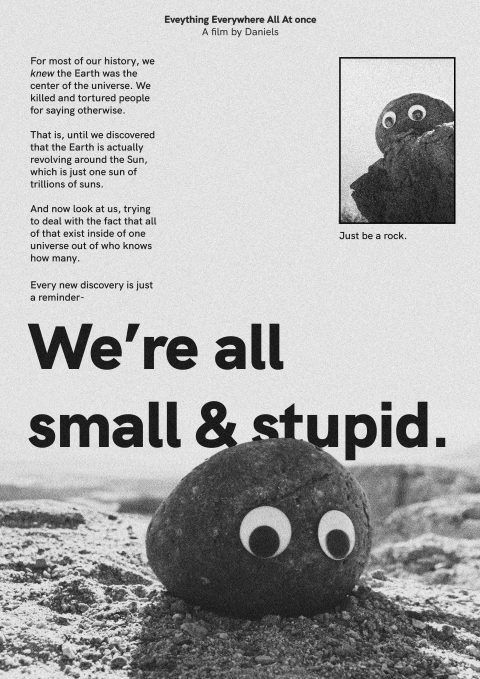 A Poster Design of the film Everything Everywhere All At Once